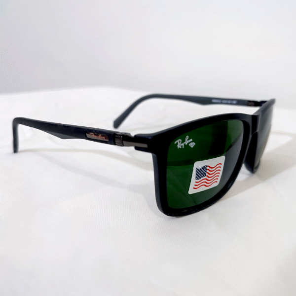 Ray-Ban Black & Green Wayfarer